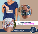 COMBO TALLA S y XS - 1 LACTANCIA + 2 SHORTS
