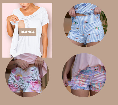 COMBO TALLA L Y XL - 1 LACTANCIA + 2 SHORTS
