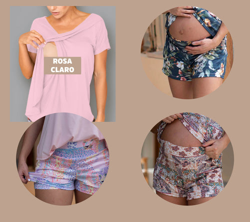 COMBO TALLA M - 1 LACTANCIA+2 SHORTS